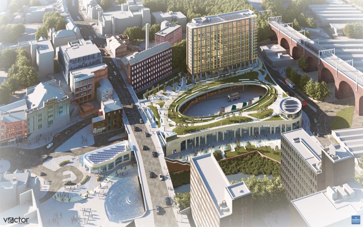 Stockport interchange mockup
